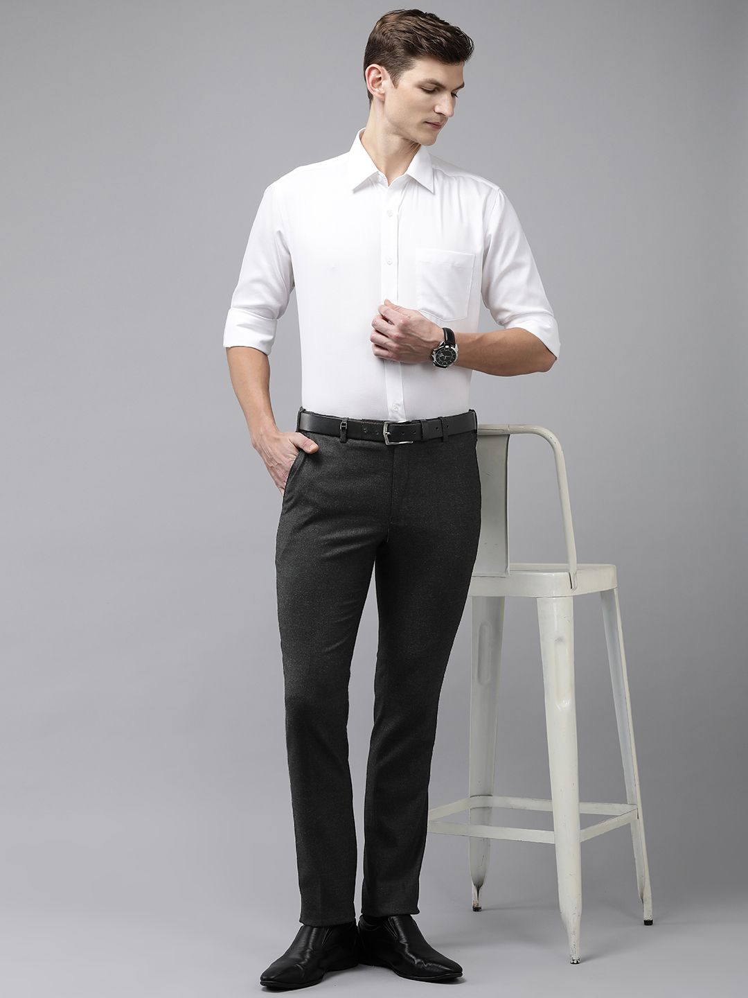 Park Avenue Men Slim Fit Trousers