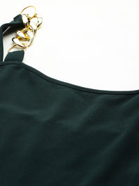 DressBerry Chain-Detail Top with Trouser Co-Ords