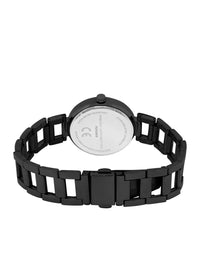 Sambungan Perancis Wanita Gelang Keluli Tahan Karat Tali Tali Analog Watch FCN060E