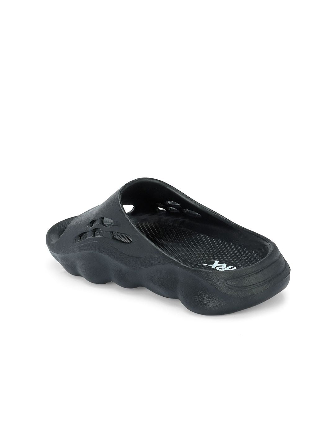HRX by Hrithik Roshan Men Black Rubber Sliders