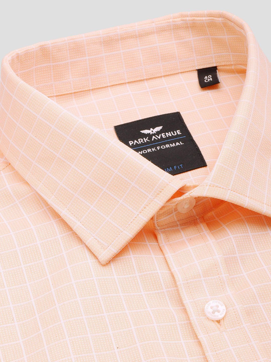 Park Avenue Slim Fit Checked Formal Shirt