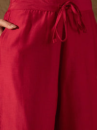 KALINI Floral Yoke Design Regular Sequinned Kurta with Trousers & With Dupatta