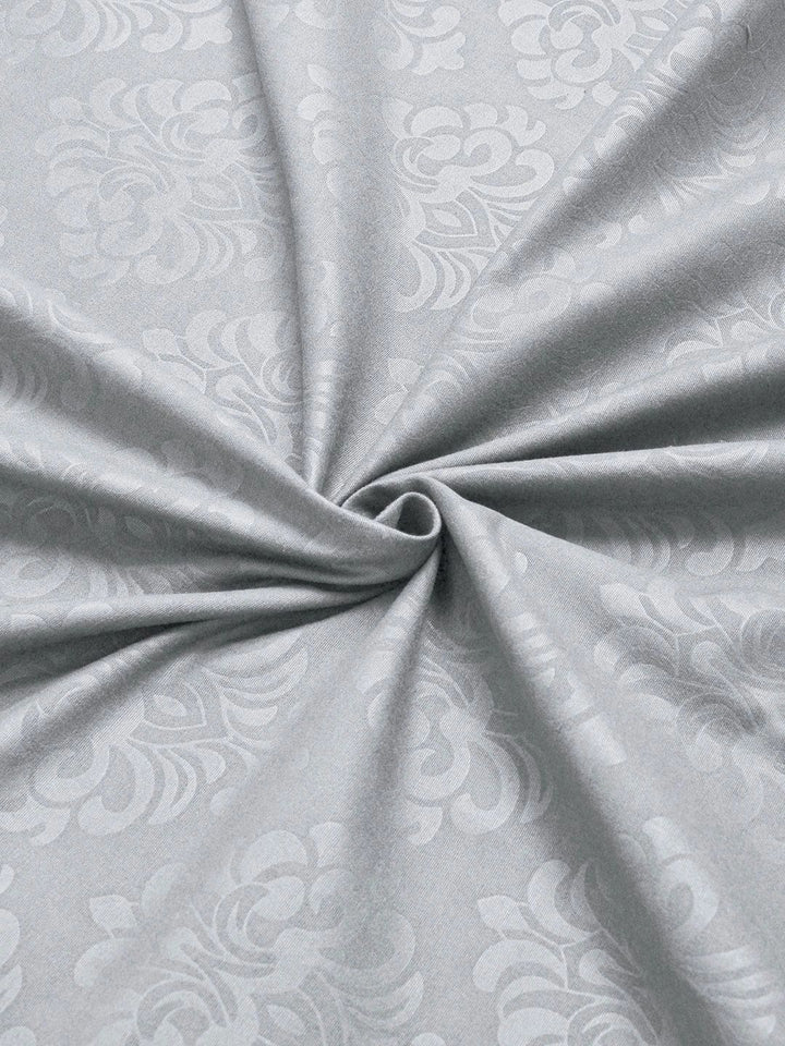 Myntra Elegant Homes Grey Floral 300 TC King Bedsheet with 2 Pillow Covers