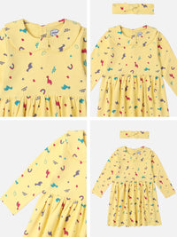 Nauti Nati Print Peter Pan Collar Fit & Flare Dress