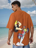 The Indian Garage Co Men Printed Applique Boxy T-shirt
