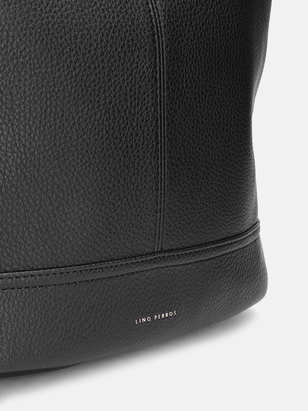 Lino Perros Textured Structured Shoulder Bag