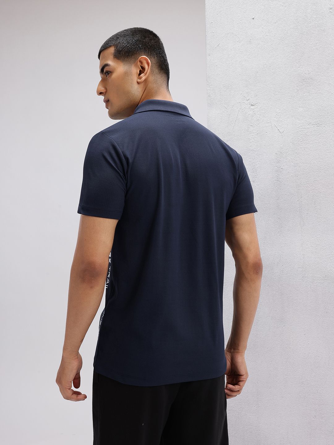 HRX by Hrithik Roshan Placement Print Polo Collar Running T-shirt