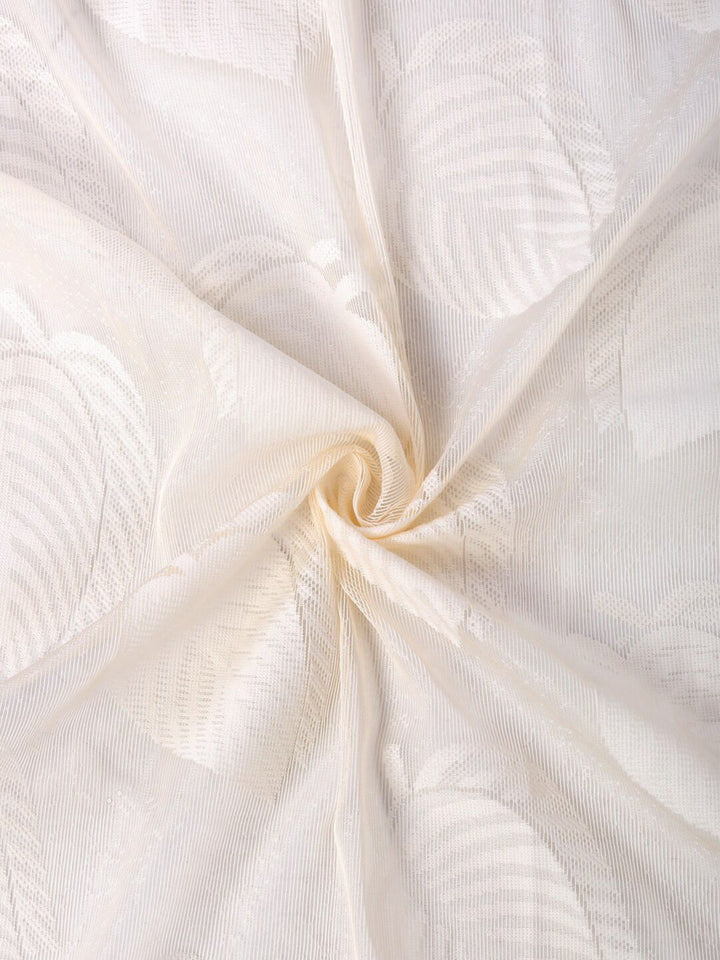 HOSTA HOMES Cream-Coloured Floral Door Curtain