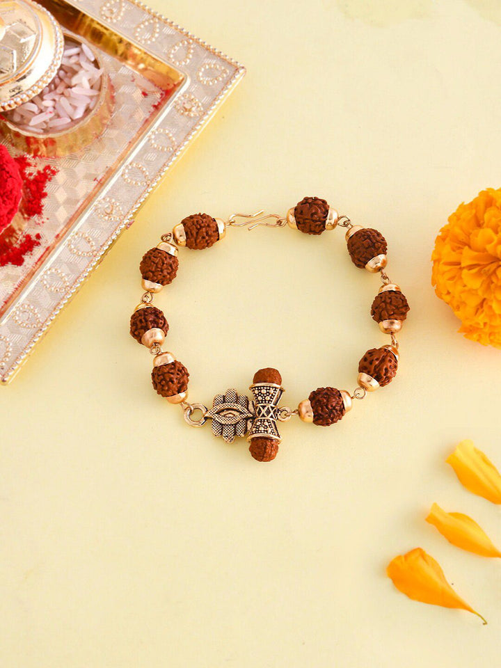 Voylla Ethnic Rudraksha Beads Rakhi