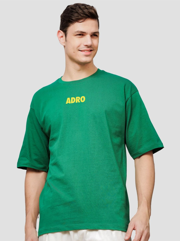 ADRO Men Printed Applique T-shirt