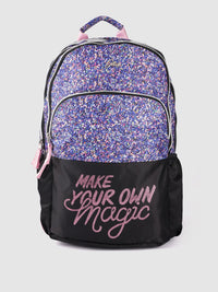 Gear Kids Typography & Geometric Print Backpack 35 L