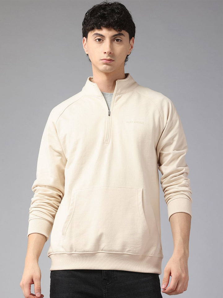 Park Avenue Half Zipper Pullover Sweatshirt