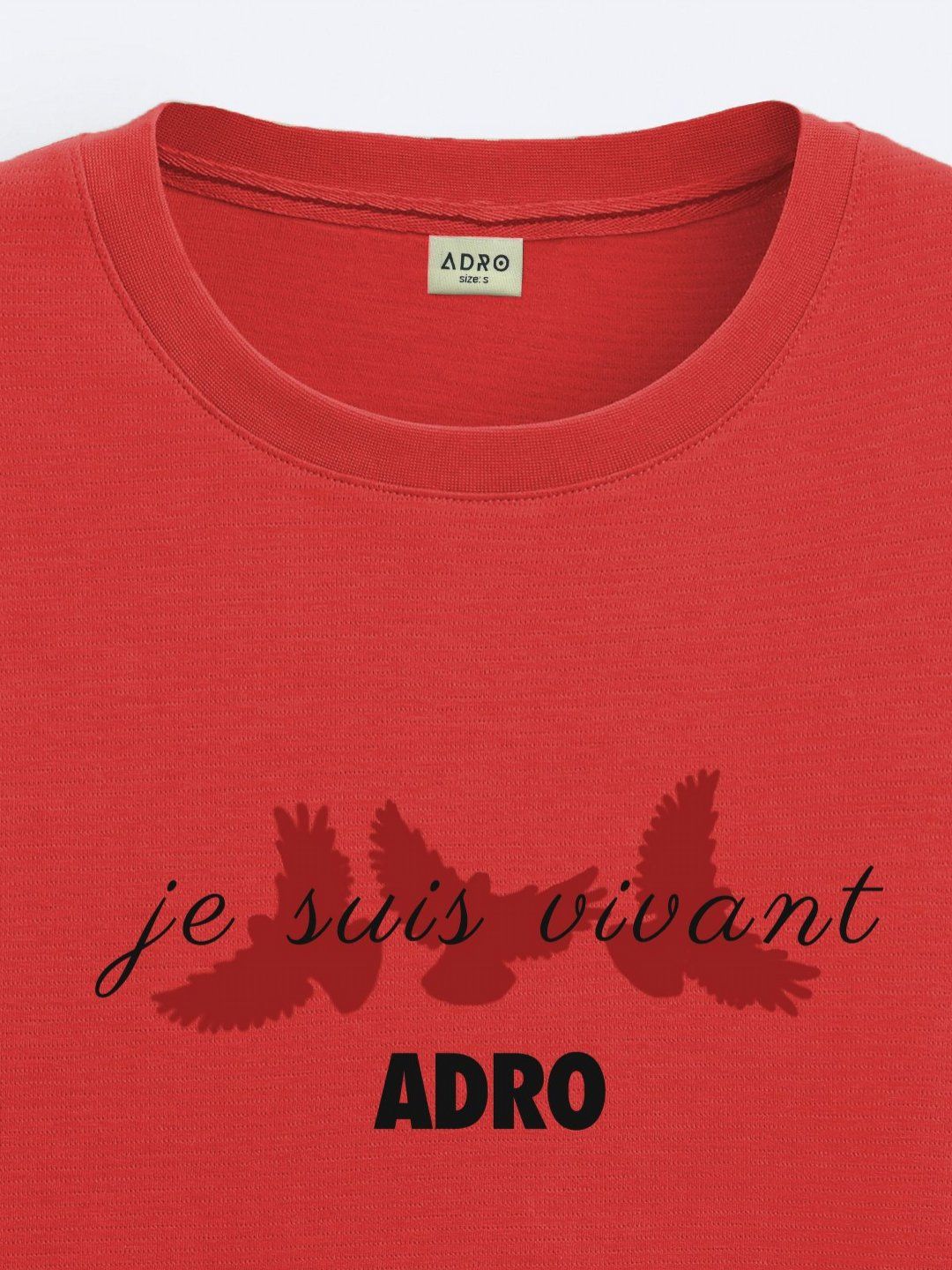 ADRO Men Typography Printed T-shirt