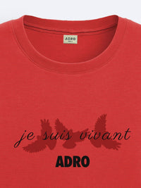 ADRO Men Typography Printed T-shirt