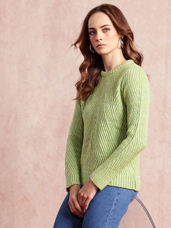 all about you Open-Knit Acrylic Pullover
