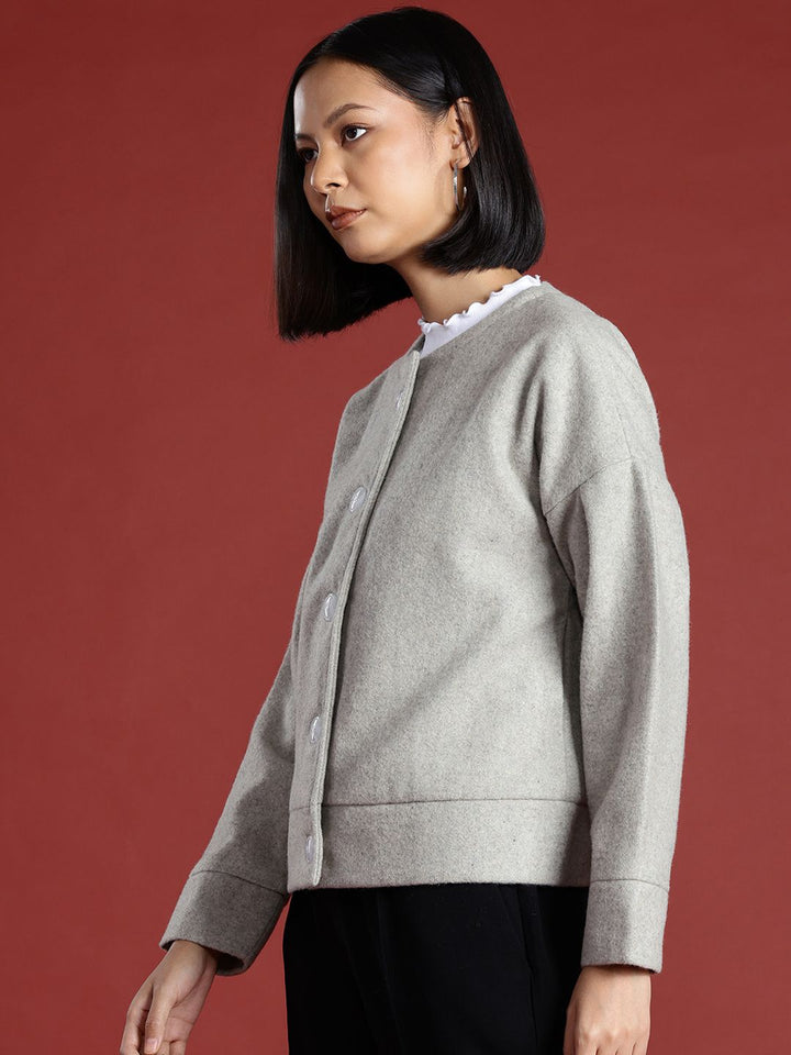 all about you Drop-Shoulder Sleeve Tailored Jacket