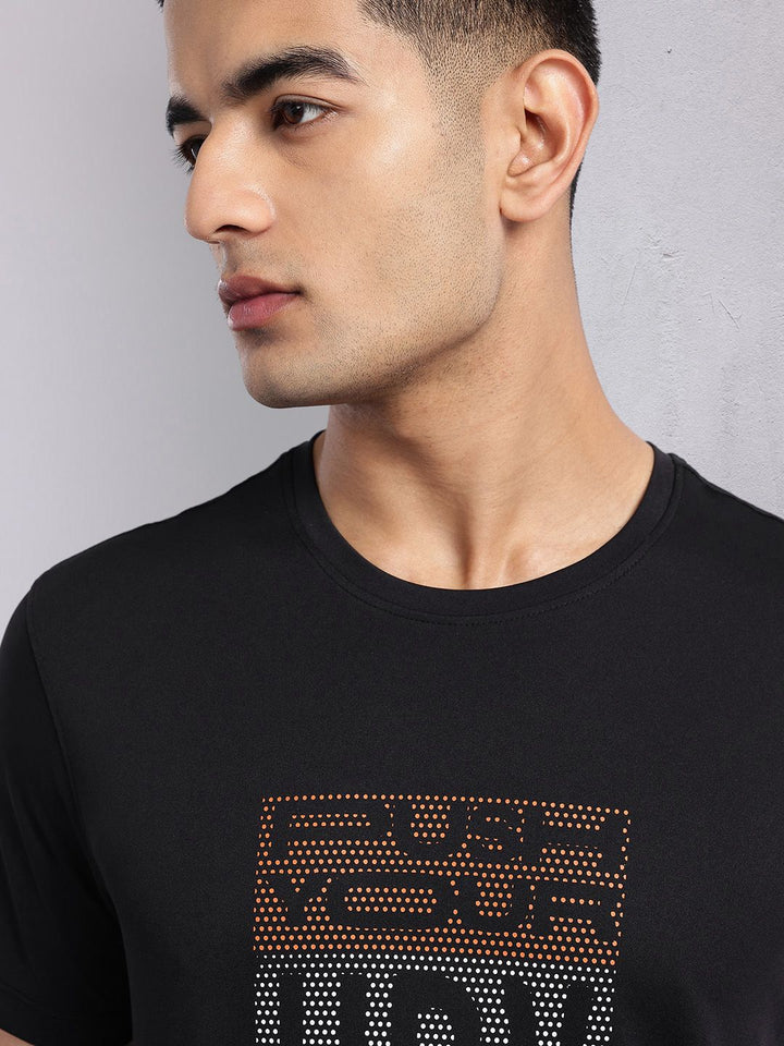 HRX by Hrithik Roshan Brand Logo Print Training T-shirt