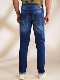 Being Human Men Slim Fit Low Distress Mid Rise Jeans
