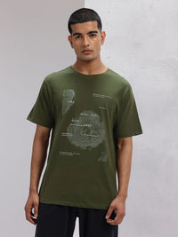 HRX by Hrithik Roshan Printed Pure Cotton Yoga T-shirt