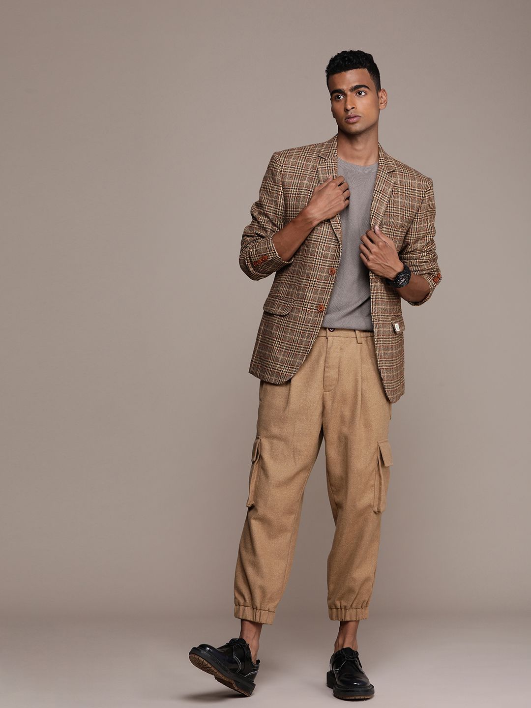 Mr Bowerbird Checked Tailored Fit Casual Blazers