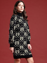 all about you Floral Patterned Jumper Dress