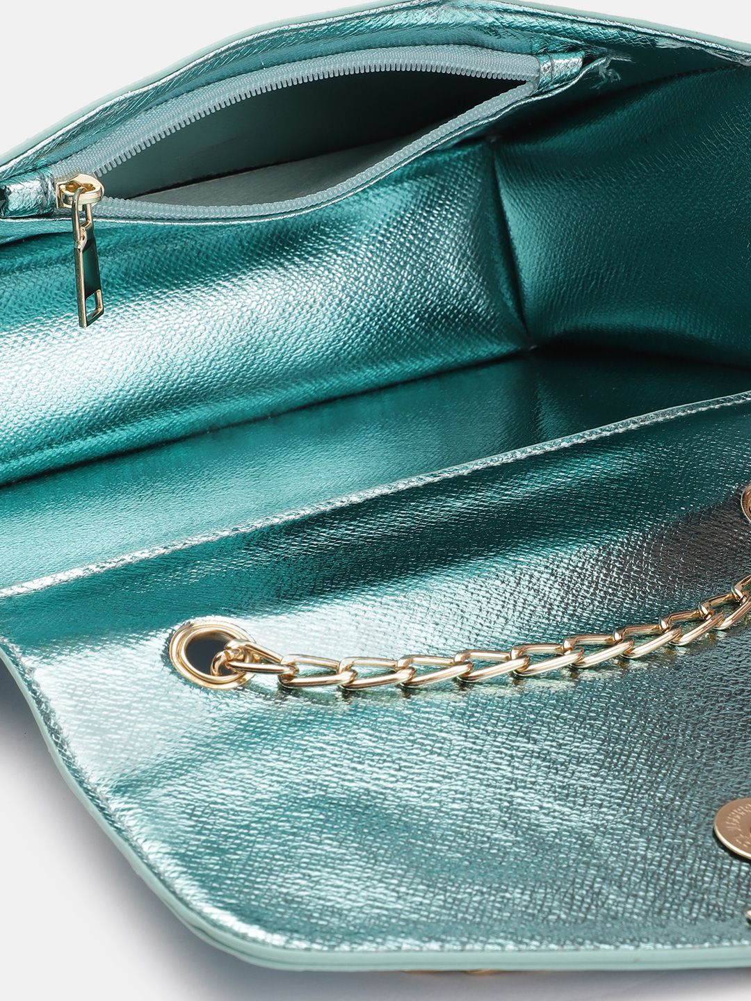 Lino Perros Structured Shimmery Sling Bag