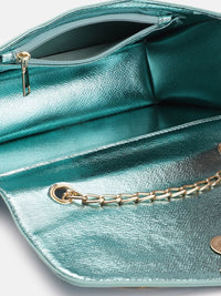 Lino Perros Structured Shimmery Sling Bag