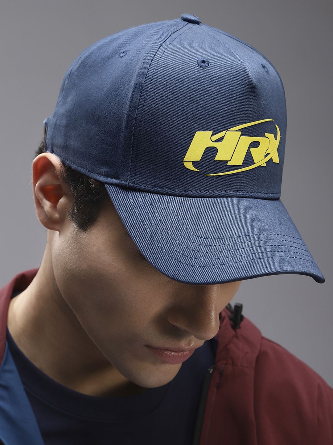 HRX by Hrithik Roshan Men Printed Pure Cotton Baseball Cap