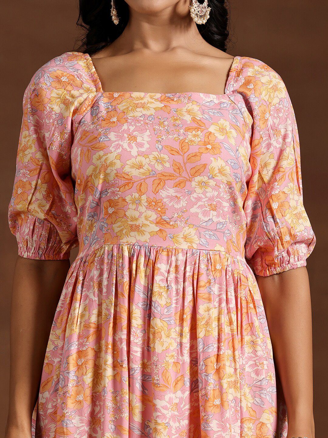 Libas Floral Printed Maxi Dress
