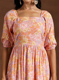 Libas Floral Printed Maxi Dress