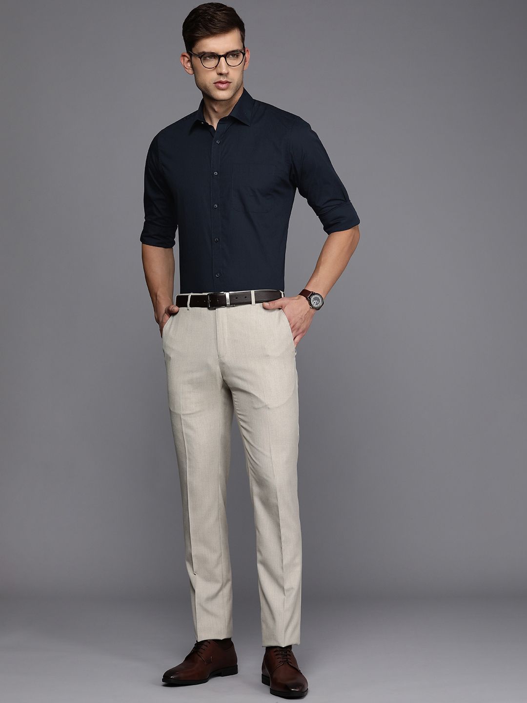 Raymond Pure Cotton Slim Fit Formal Shirt