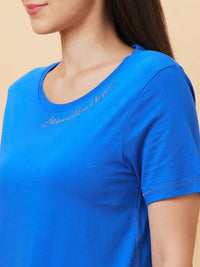 Being Human Round Neck Slim Fit Longline T-shirt