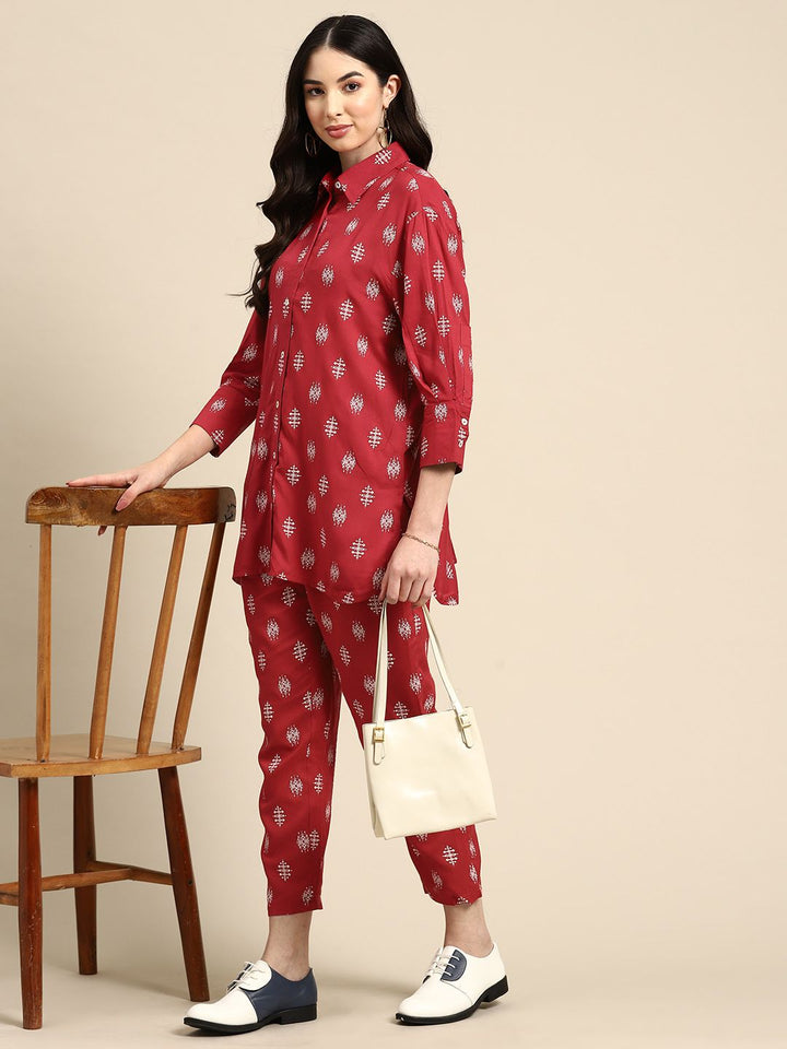 Anouk Ethnic Motifs Printed Regular Kurta with Trousers