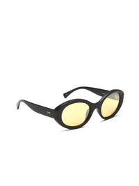 Idee Wanita Cermin mata hitam bujur dengan lensa lensa UV IDS3116C1SG
