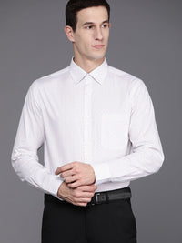 Raymond Pure Cotton Slim Fit Printed Formal Shirt