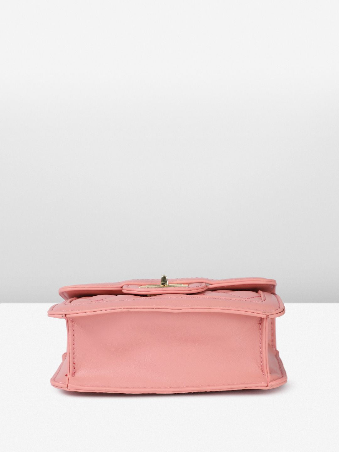 DressBerry Textured Miniature Satchel Bag with Quilted