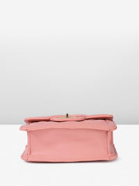 DressBerry Textured Miniature Satchel Bag with Quilted