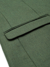 Park Avenue Notched Lapel Collar Single-Breasted Formal Blazer