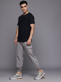 HRX by Hrithik Roshan Men Lifestyle Reflective Cargo-Style Jogger