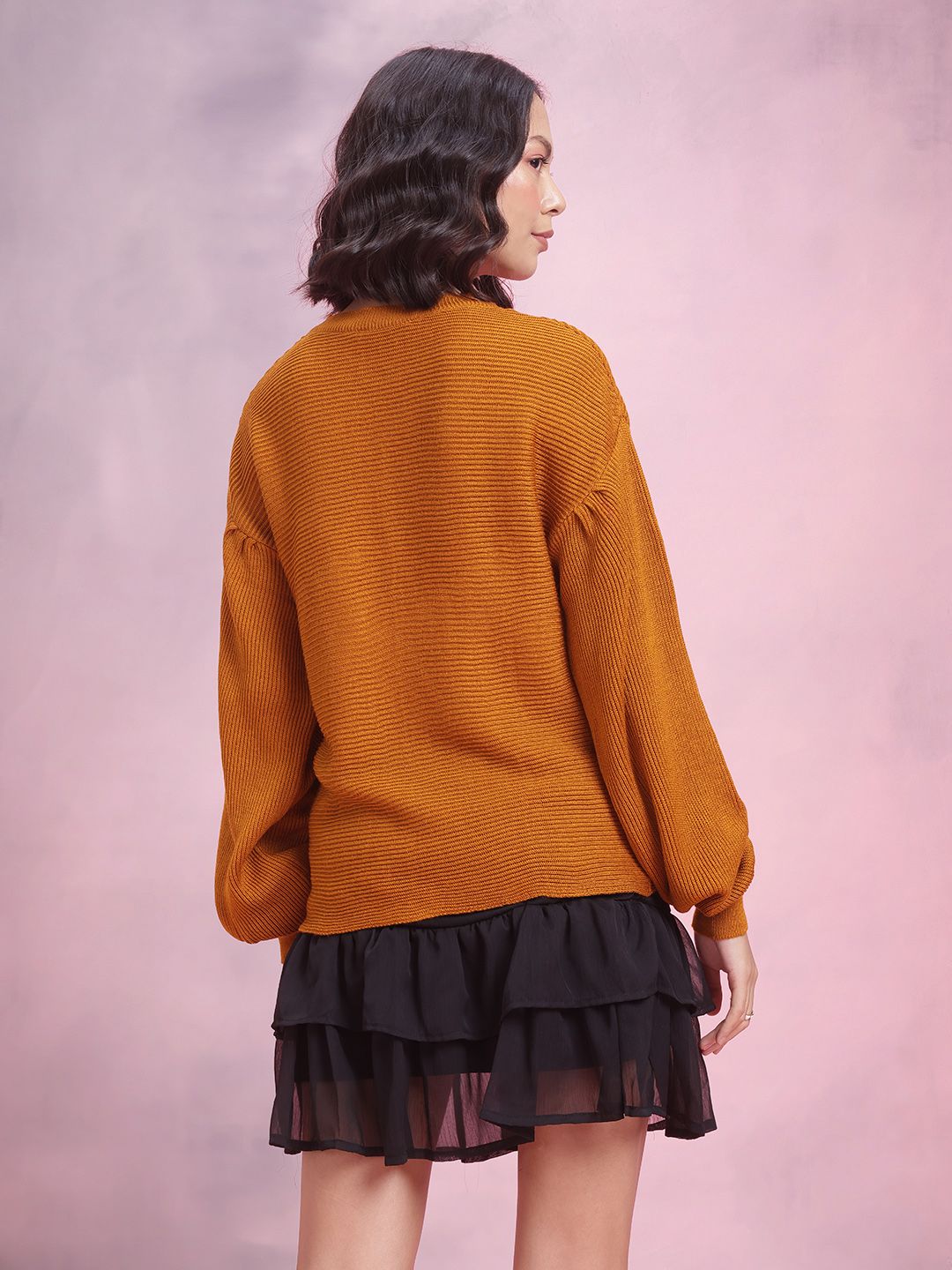 DressBerry Acrylic Ribbed Pullover