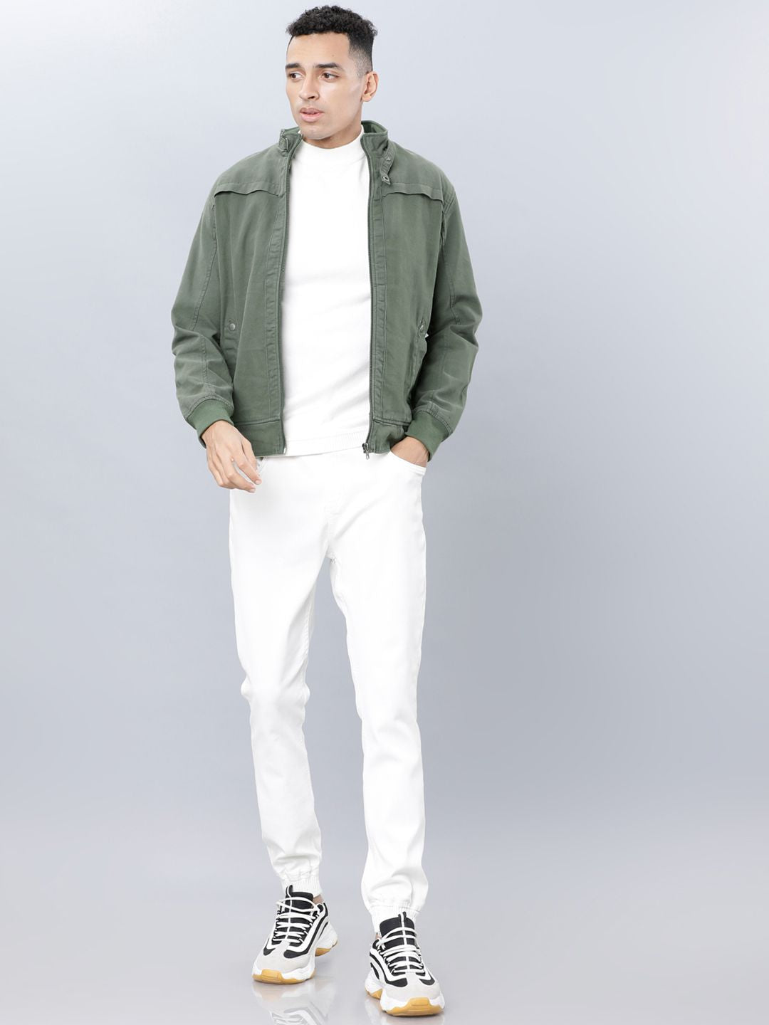 HIGHLANDER Men Green Tailored Jacket