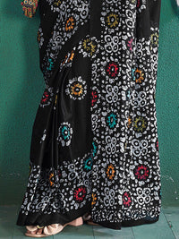 Saree mall Ethnic Motifs Printed Pure Cotton Block Print Saree