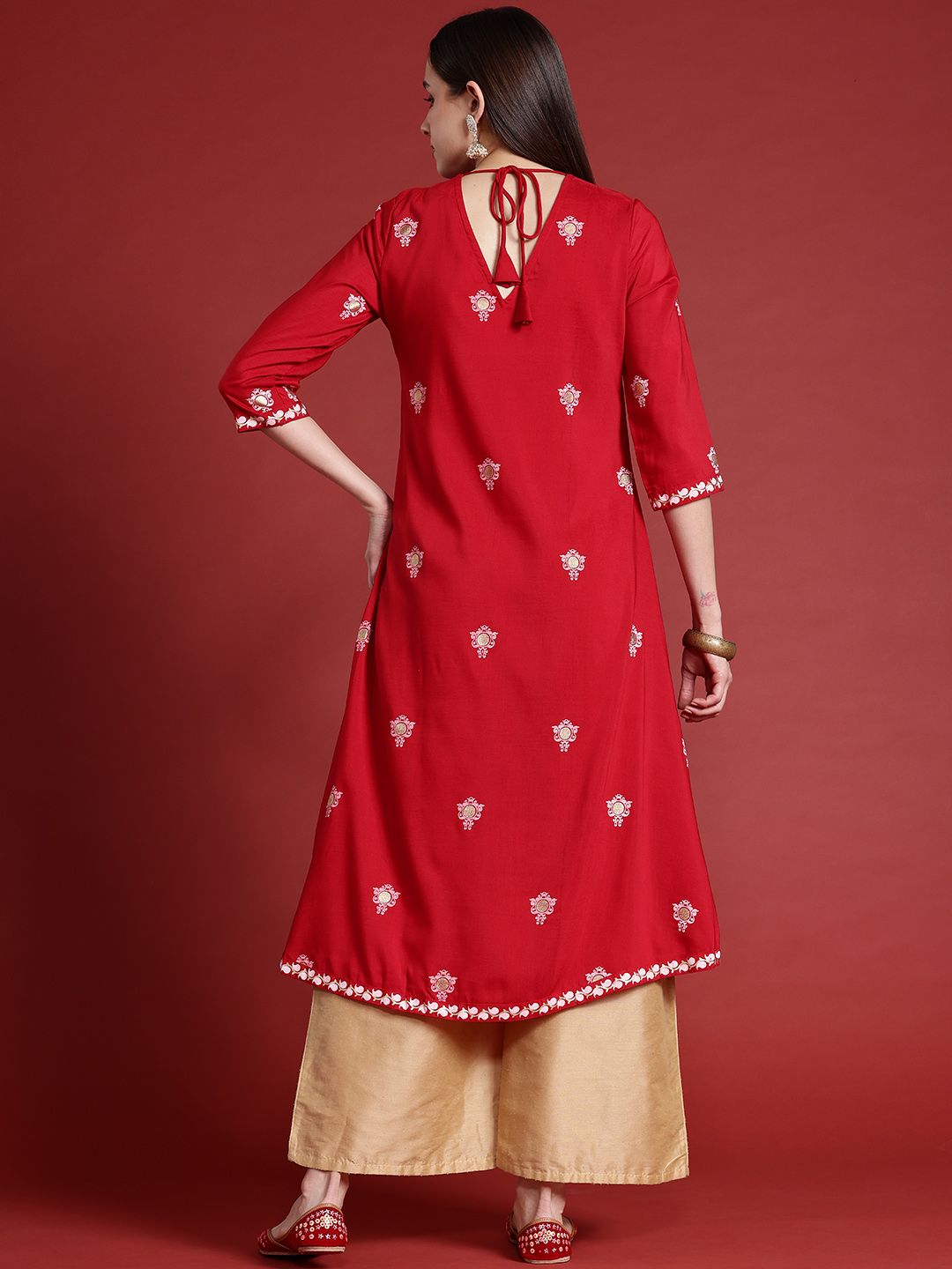 Anouk Ethnic Motifs Printed Kurta
