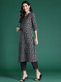 Indo Era Women Ethnic Motifs Printed Regular Pure Cotton Kurta with Trousers & With Dupatta