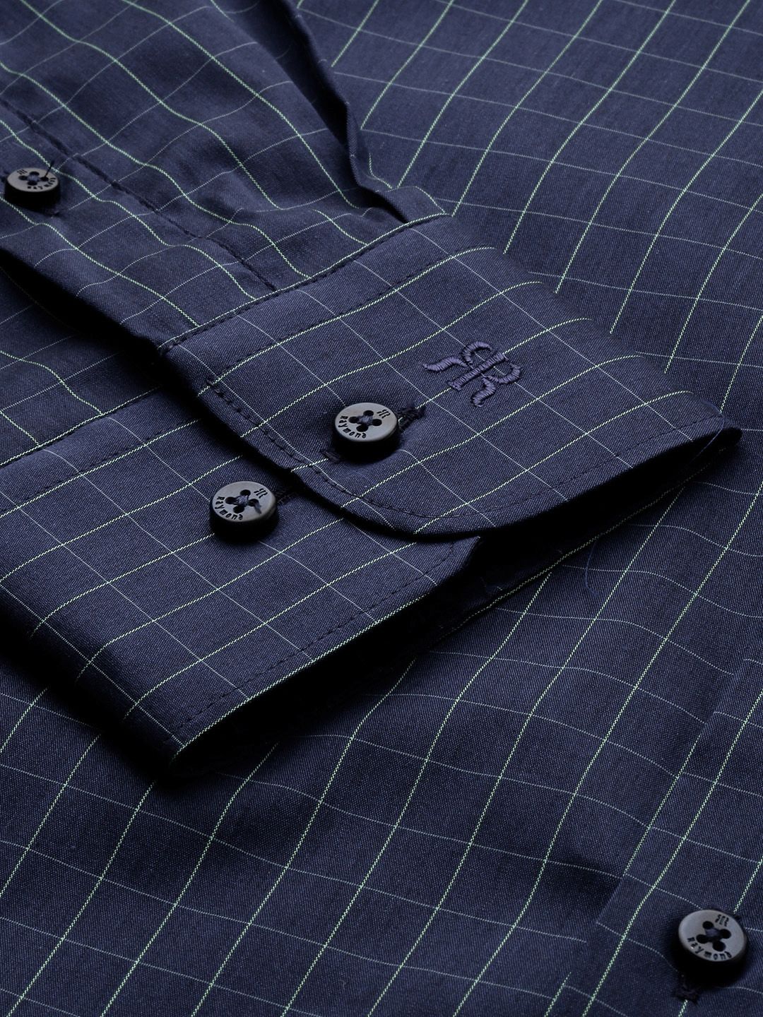 Raymond Slim Fit Checked Formal Shirt