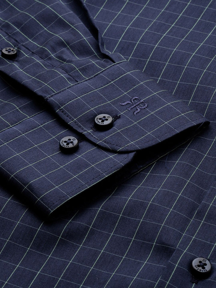 Raymond Slim Fit Checked Formal Shirt