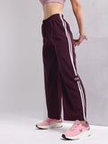 HRX by Hrithik Roshan Women Rapid Dry Side-Striped Training Track Pants