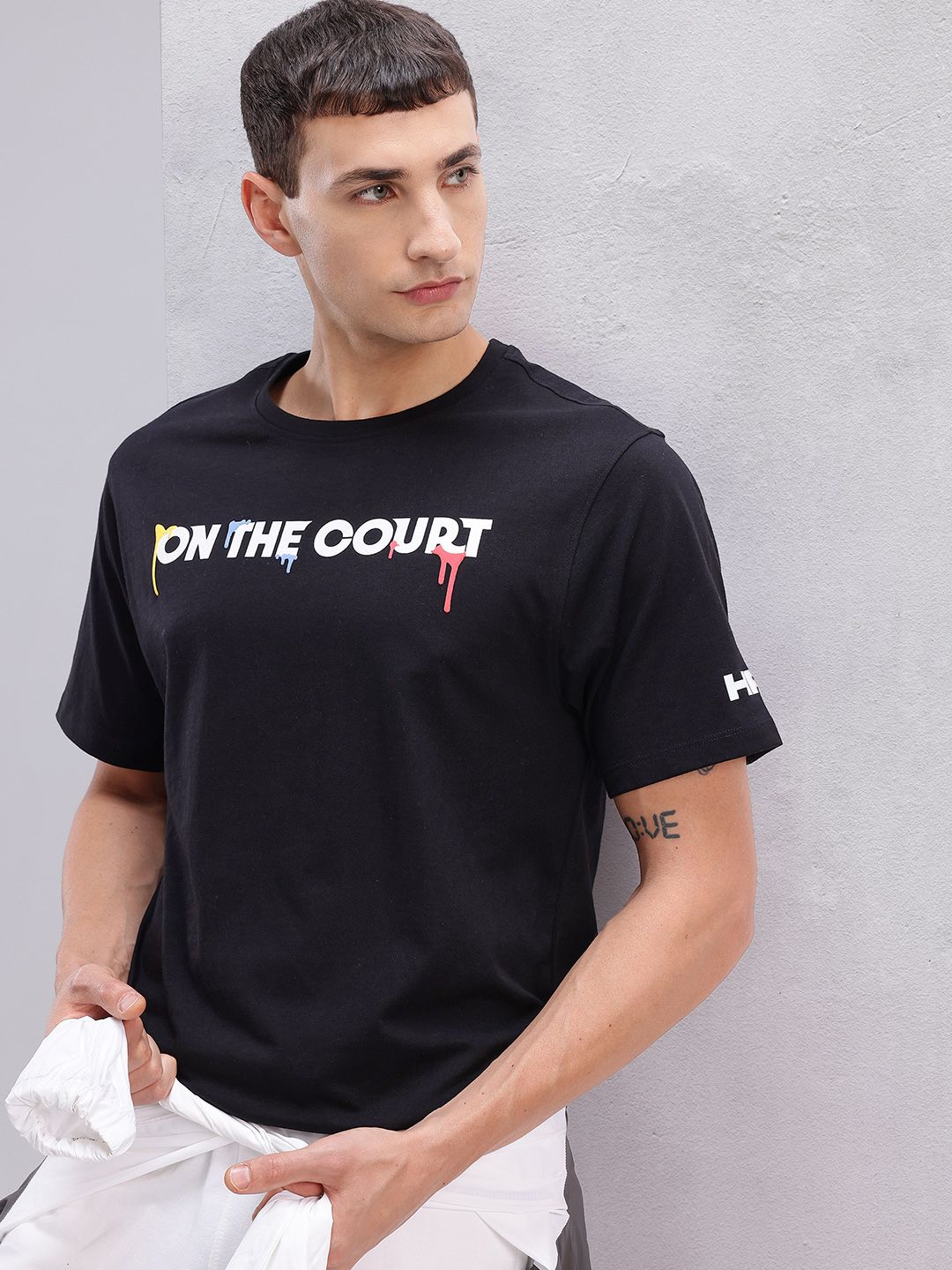 HRX by Hrithik Roshan Men Typography Printed T-shirt