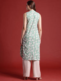 all about you Floral Print Straight Kurta