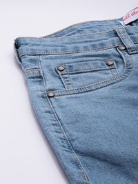 all about you Women Mid Rise Bootcut Light Fade Stretchable Jeans